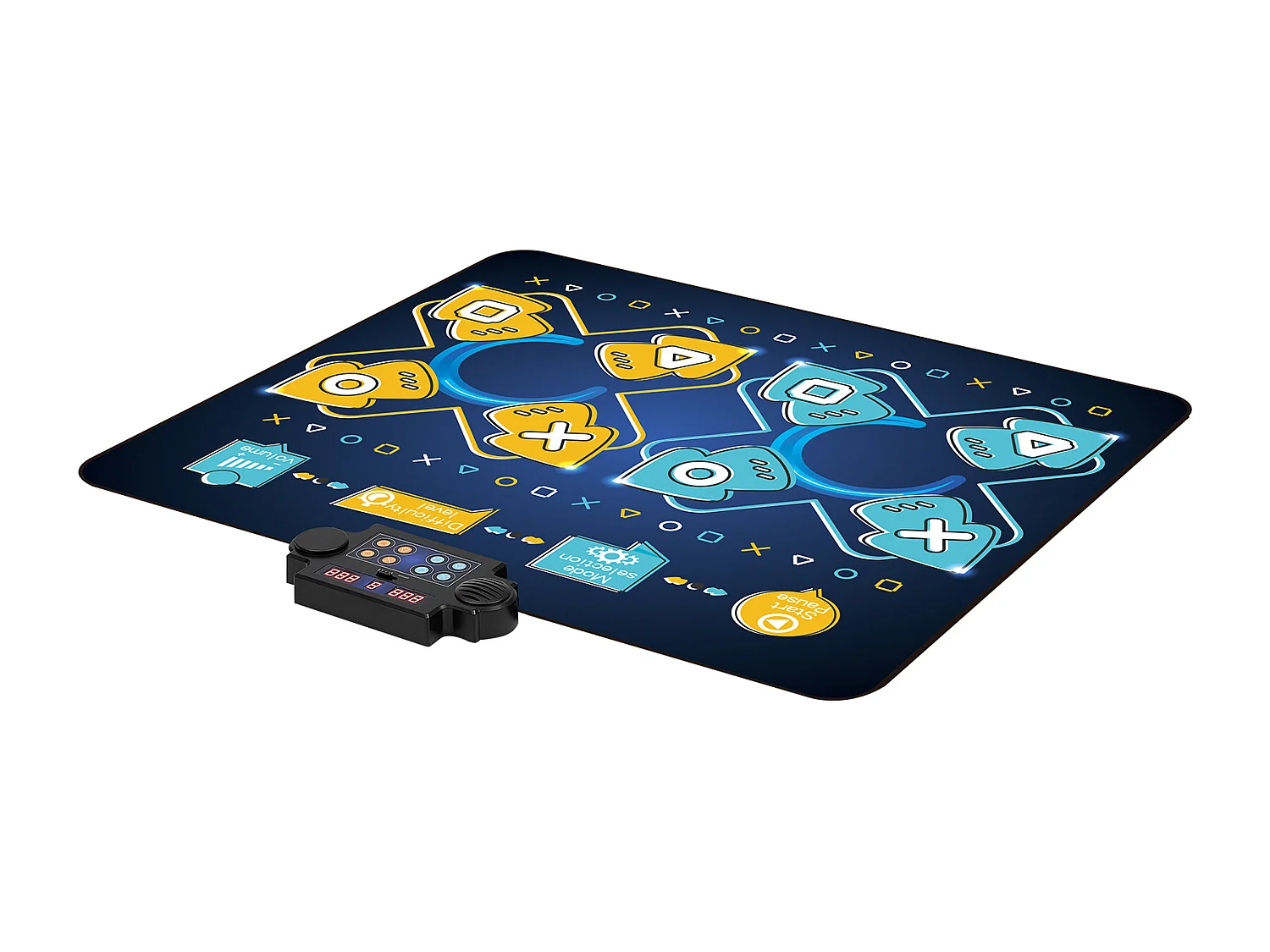 Tappeto di Danza SucceBuy a 8 Pulsanti, Tappeto per Gioco Ritmico, 8 Livelli, Musica, 220 V, 5 W, Colorato