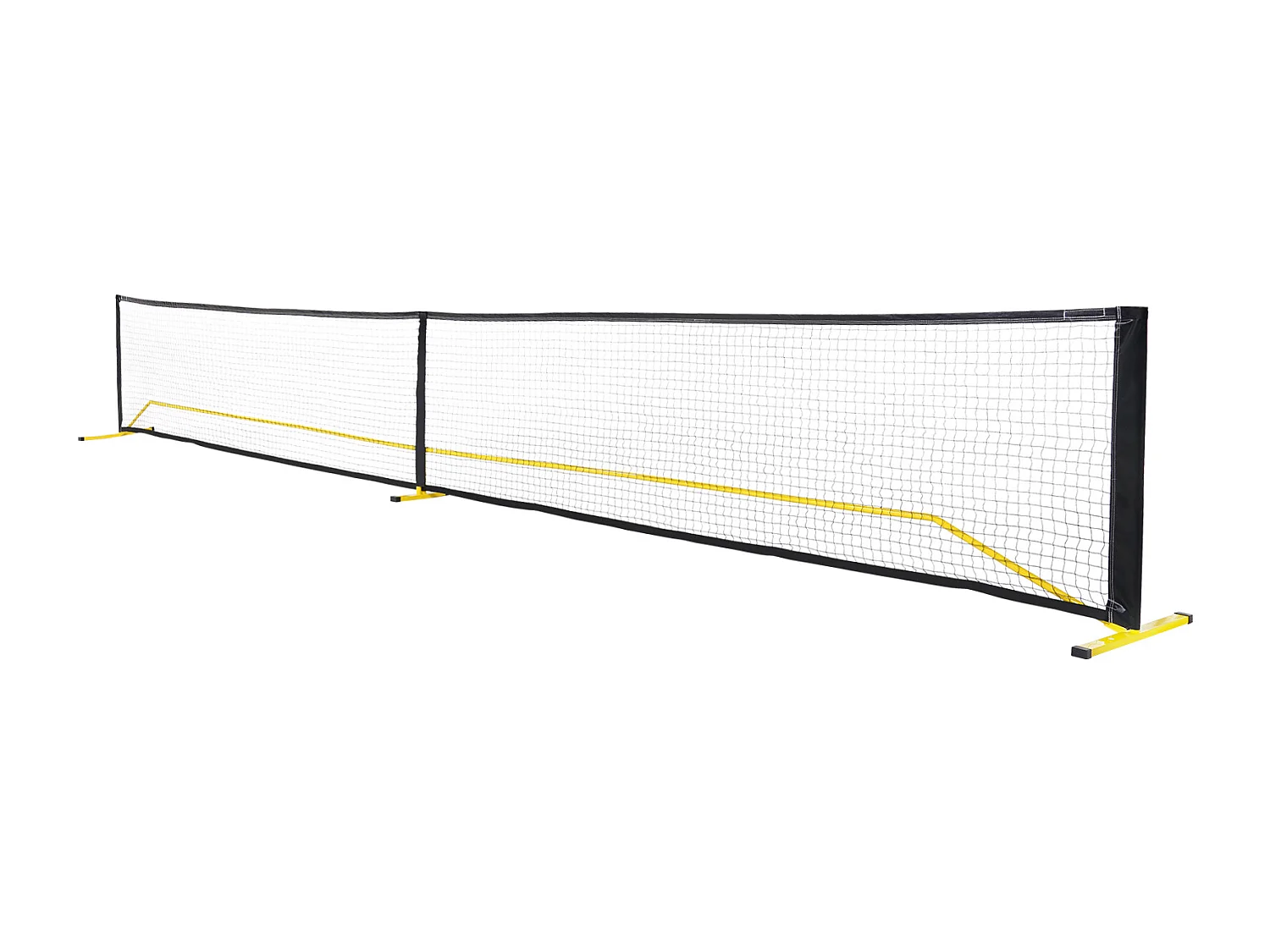 Filet de Pickleball Portable, SucceBuy Système de Filet de Pickleball Portable 670 cm, Taille Réglementaire pour Intérieur/Extérieur