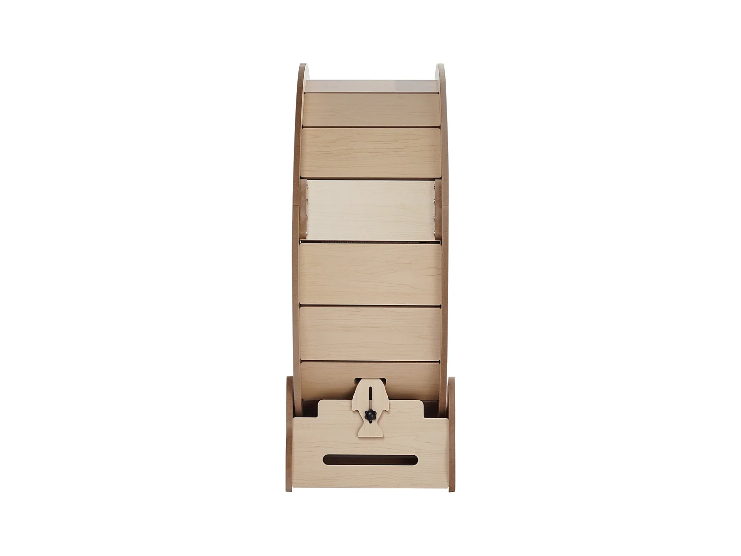 Grande Rueda de Ejercicio en Madera para Gatos SucceBuy, Rueda de Alfombra Rodante, 75cm, Interior