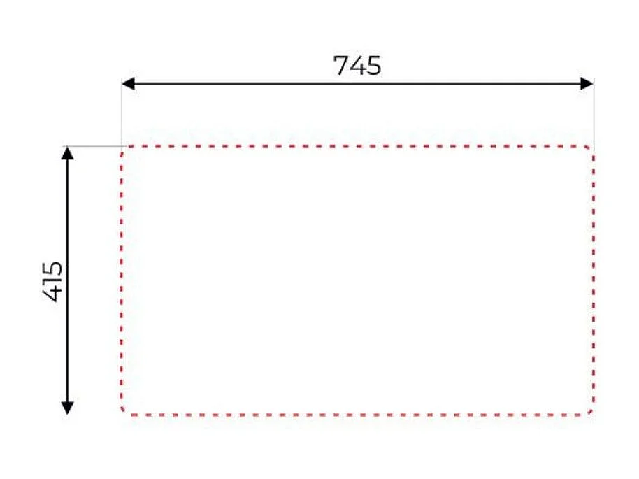 Lavello incasso cucina acciaio 76x43.5 una vasca e gocciolatoio sinistro SA07SX Samet