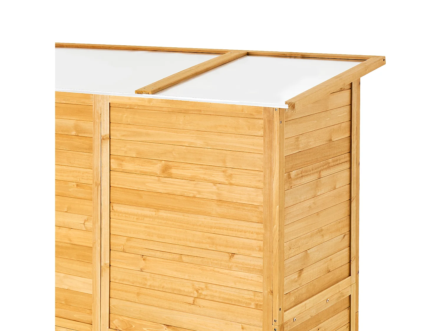 Tuinopslag SucceBuy van Waterdicht Hout voor Tuin gereedschap 140 x 170 CM