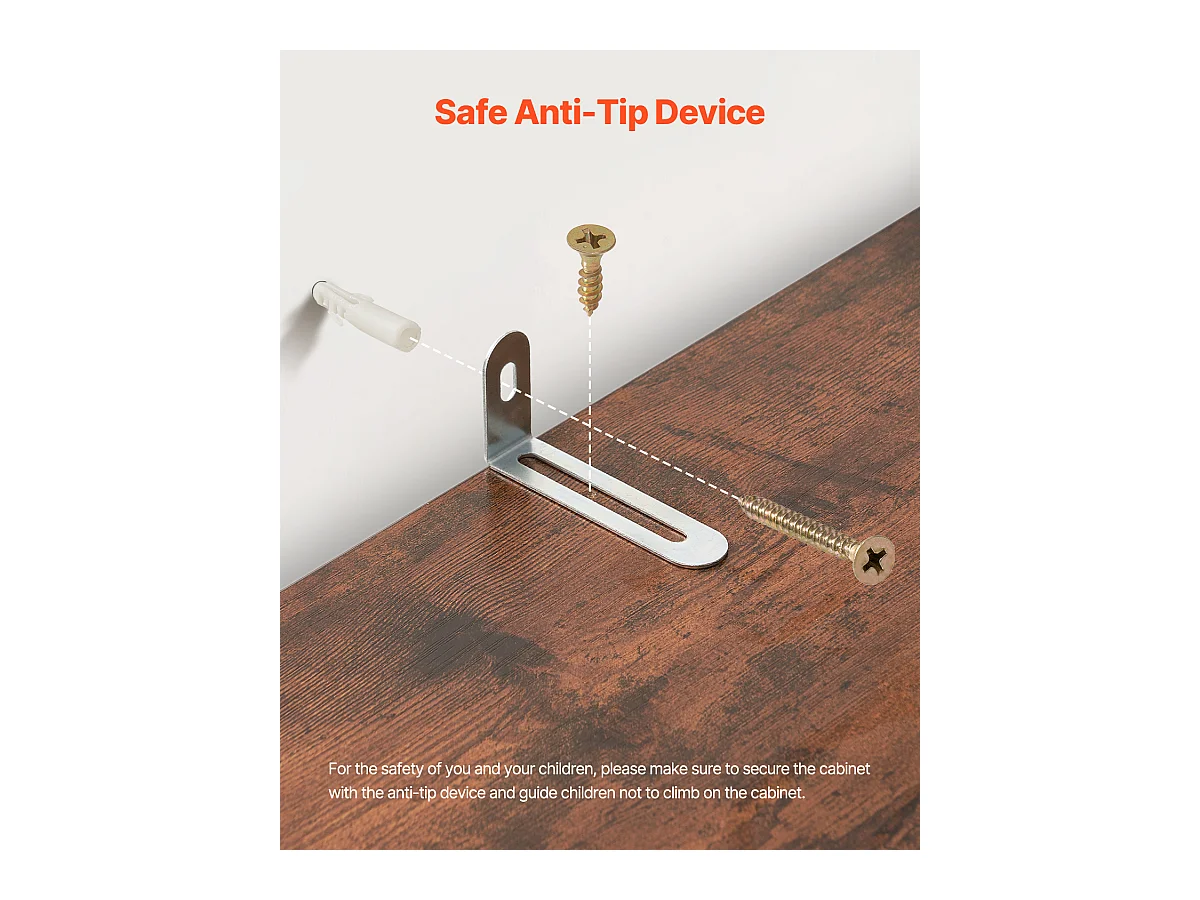 Bibliothèque SucceBuy Ouverte Étroite en Bois à 5 Niveaux de 135CM avec Étagère Réglable en Brun