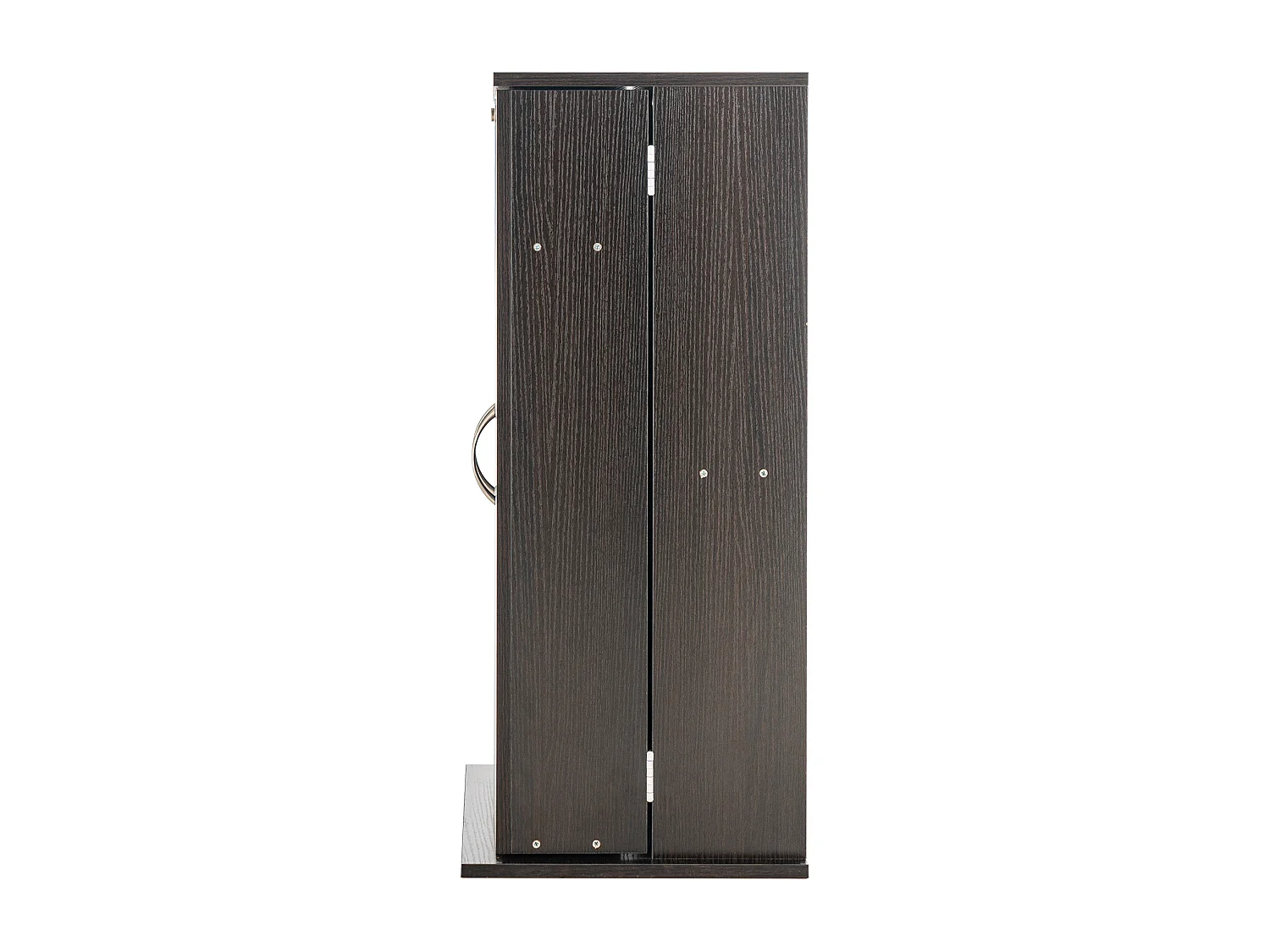 Regalmöbel Multimedien Einstellbar auf 4 Ebenen SucceBuy, Kann 576 CD Aufnehmen, Espresso