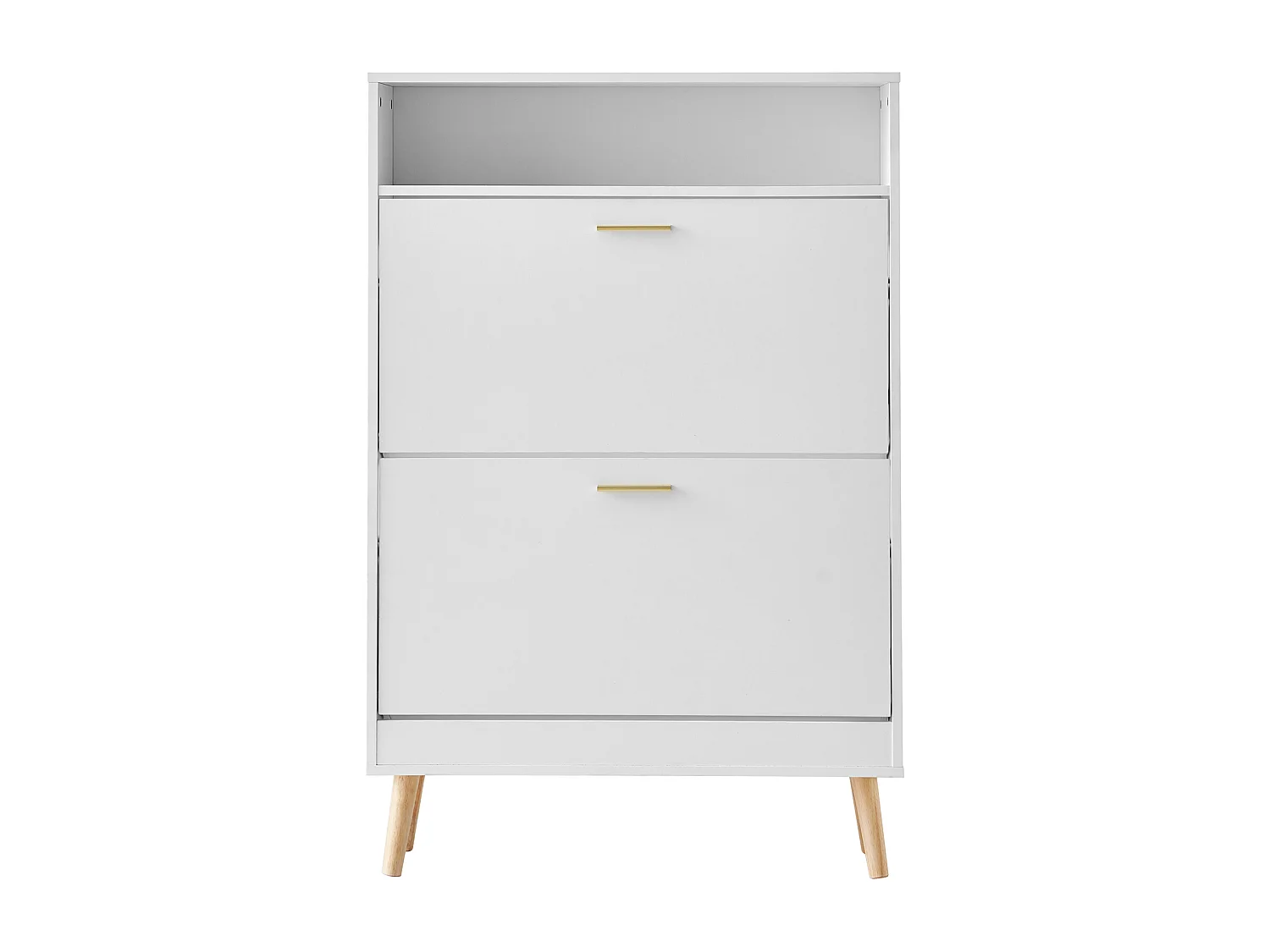 Mobile per Scarpe SucceBuy, 2 Cassetti Pieghevoli, Organizzatore di Archiviazione per Entrata