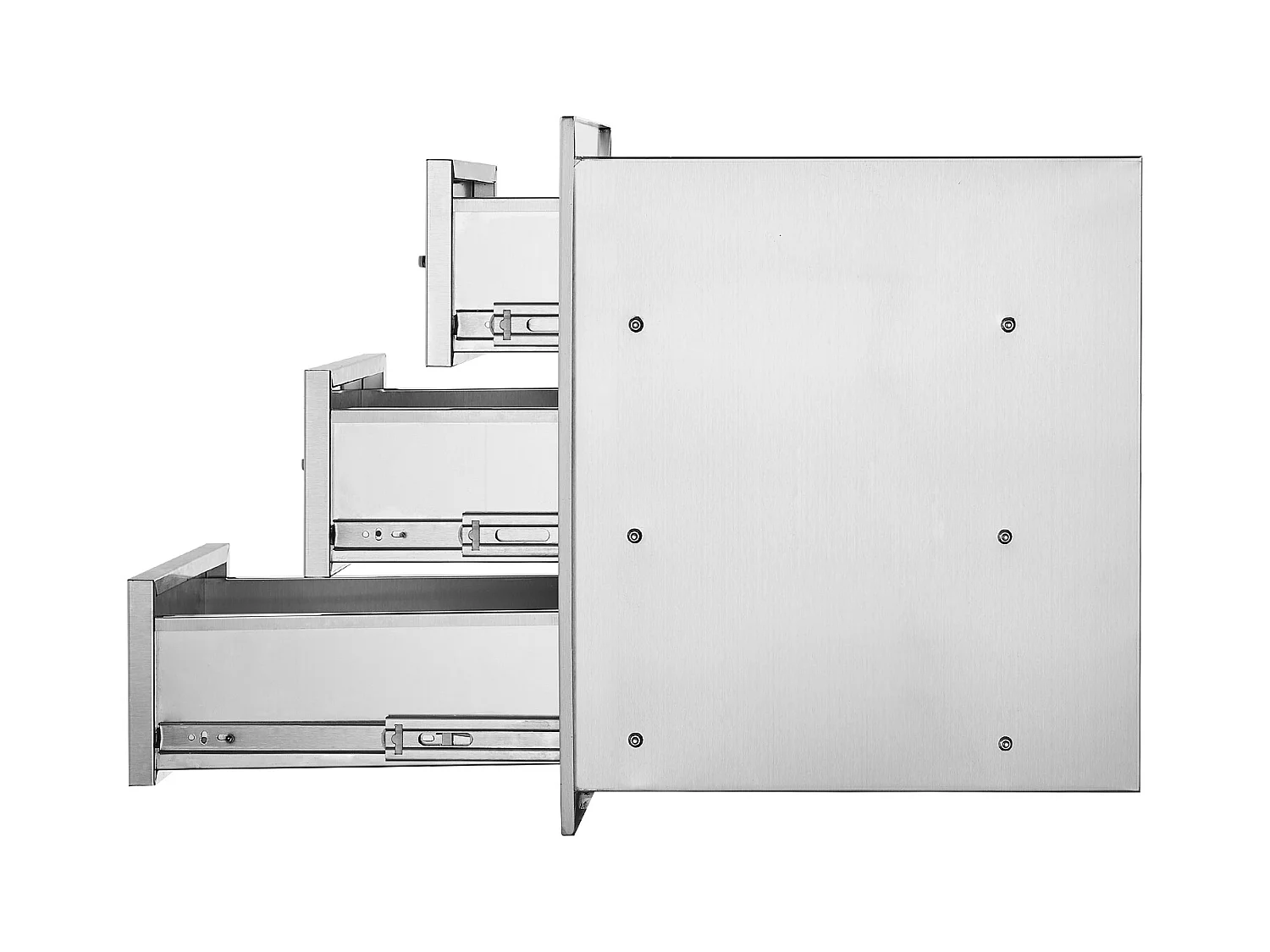 Ladekommode SucceBuy 40.4 x 33.3 x 15.7CM van Roestvrij Staal 201