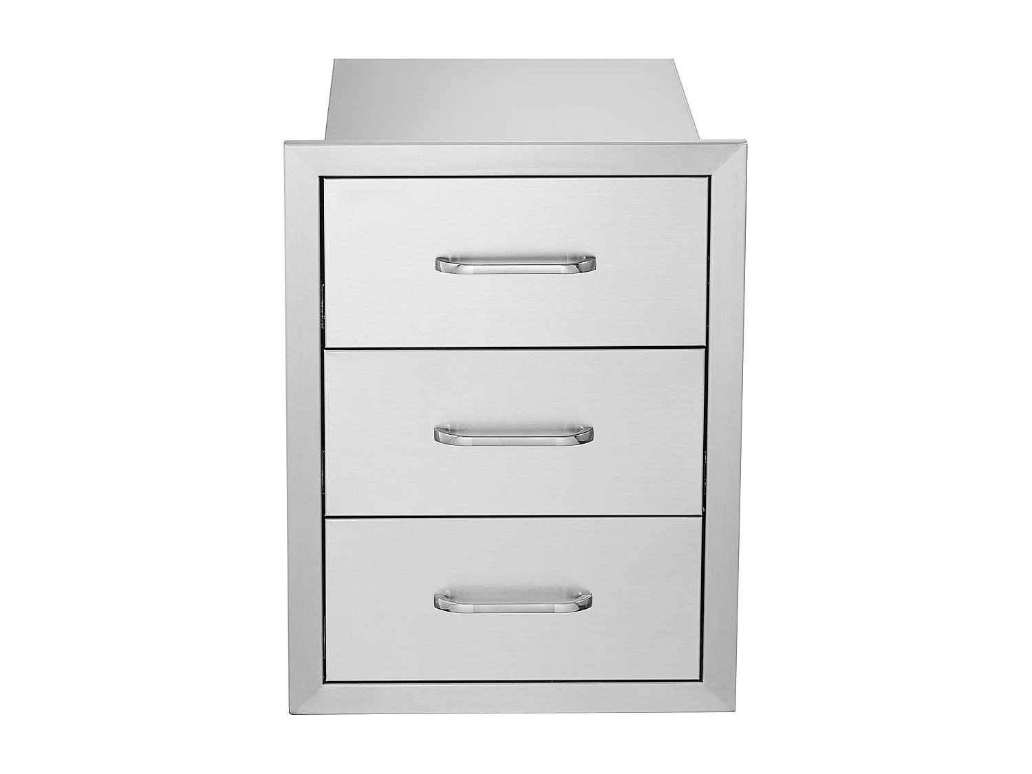 Commode à Tiroirs SucceBuy 40.4 x 33.3 x 15.7CM en Acier Inoxydable 201
