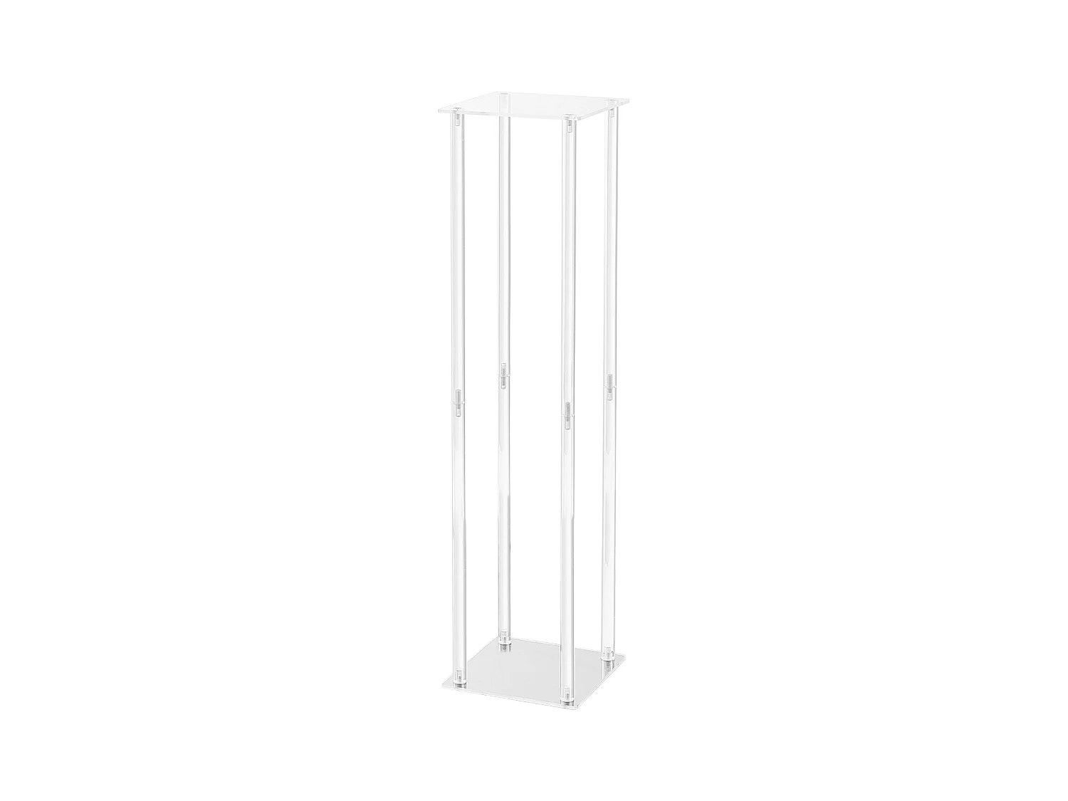 Soportes de Flores de Boda SucceBuy, Lote de 10, Acrílico, 60 cm, Decoración Interior