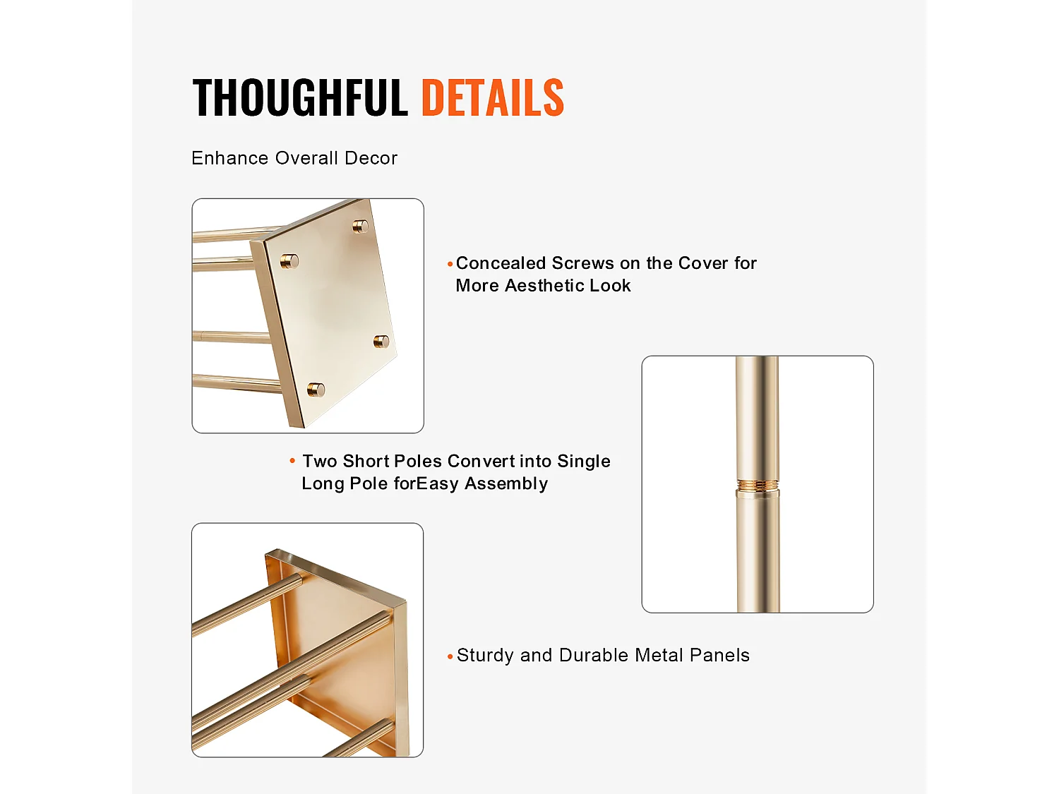 Support Bloemen Bruiloft Kolom SucceBuy, 4 Stukken, Cilindrisch Metaalpresentoir van 60 cm, Bruiloftsdecoratie