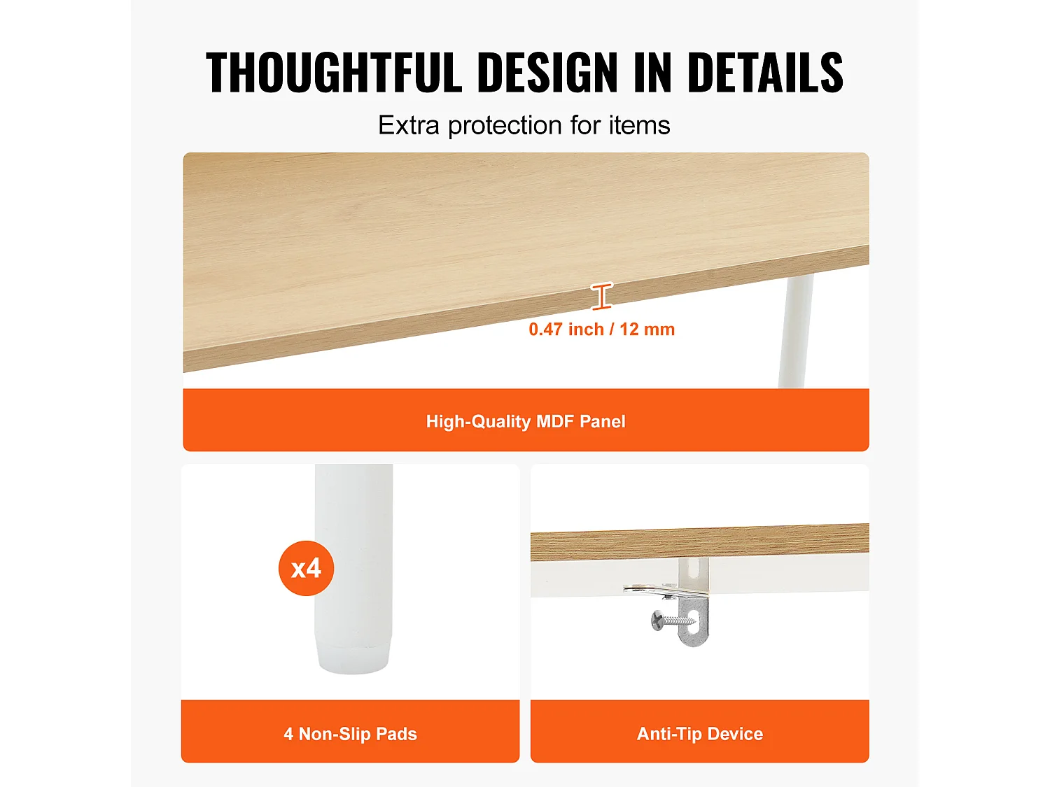 Bibliothèque en Rotin SucceBuy, Étagère à Échelle à 2 Portes, Étagère de Rangement, Couleur Naturelle