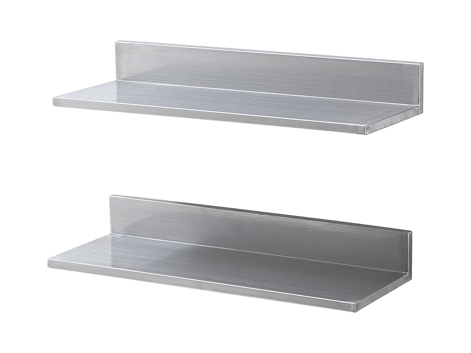 Étagère Murale SucceBuy en Acier Inoxydable 61 x 21,8 cm pour Cuisine Et Restaurant