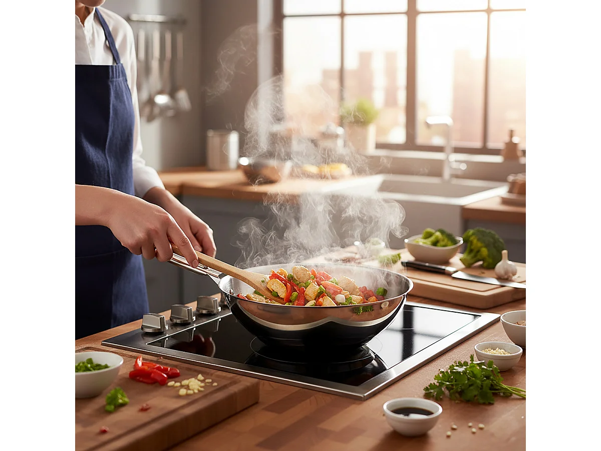 Eclipse - Wok 28cm inox