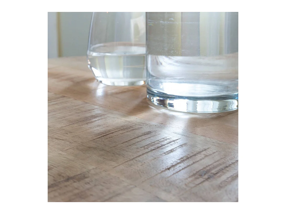 Table basse gigogne en bois de manguier Anouck