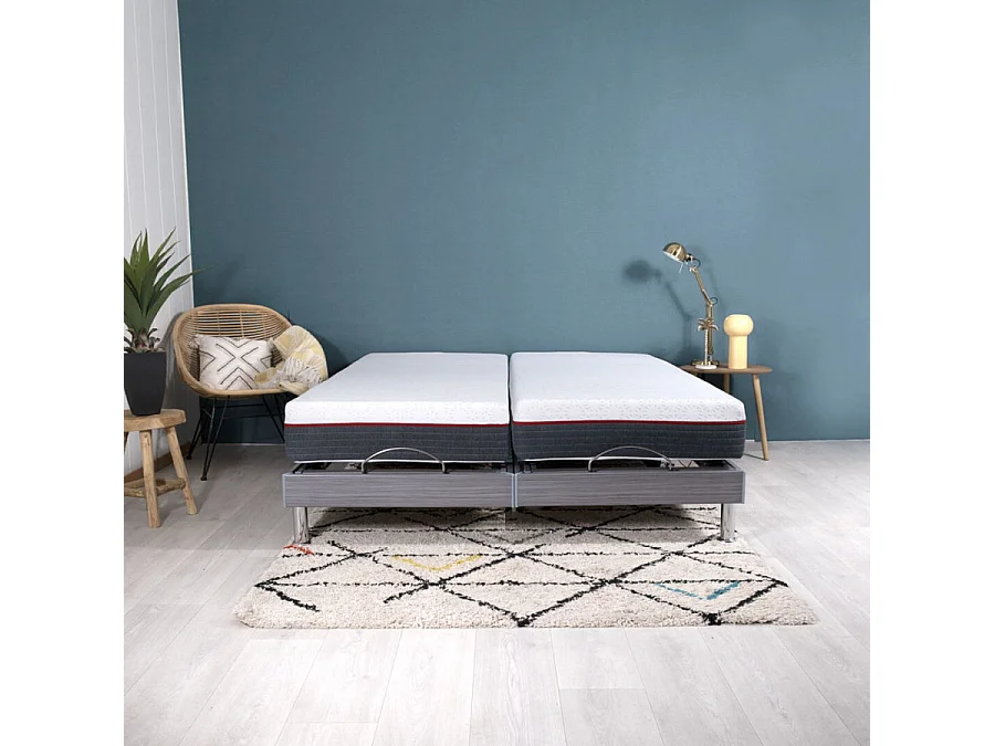 Lit relaxation électrique S62 + matelas Ocean