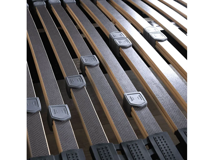 Matelas et sommier 2x70x190 Mousse - S50 - Soutien medium - Fabriqué en France