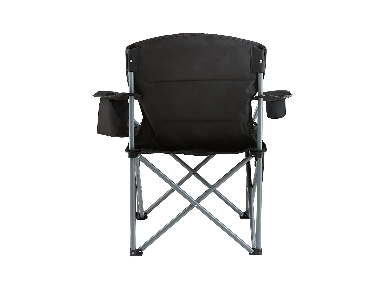 Chaise de Camping SucceBuy, Portable Chaise d'Extérieur Pliante Robuste avec Porte-Gobelet