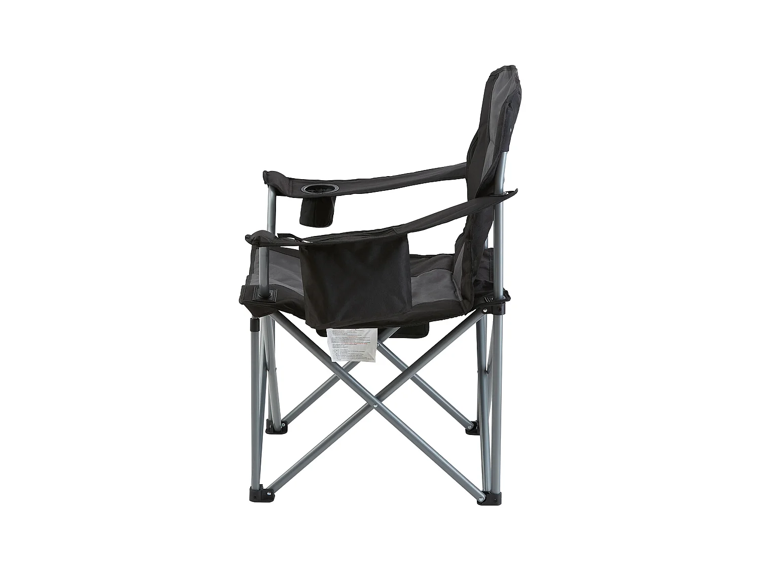Chaise de Camping SucceBuy, Portable Chaise d'Extérieur Pliante Robuste avec Porte-Gobelet