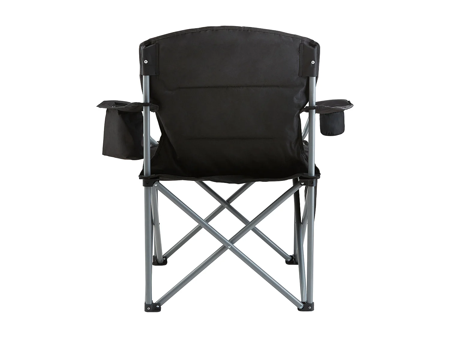 Chaise de Camping SucceBuy, Portable Chaise d'Extérieur Pliante Robuste avec Porte-Gobelet