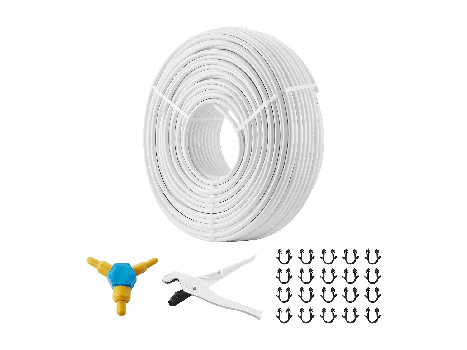 Tube PEX-AL-PEX SucceBuy, Tuyau Composite Aluminium-Plastique de 200 m avec Barrière à l'Oxygène