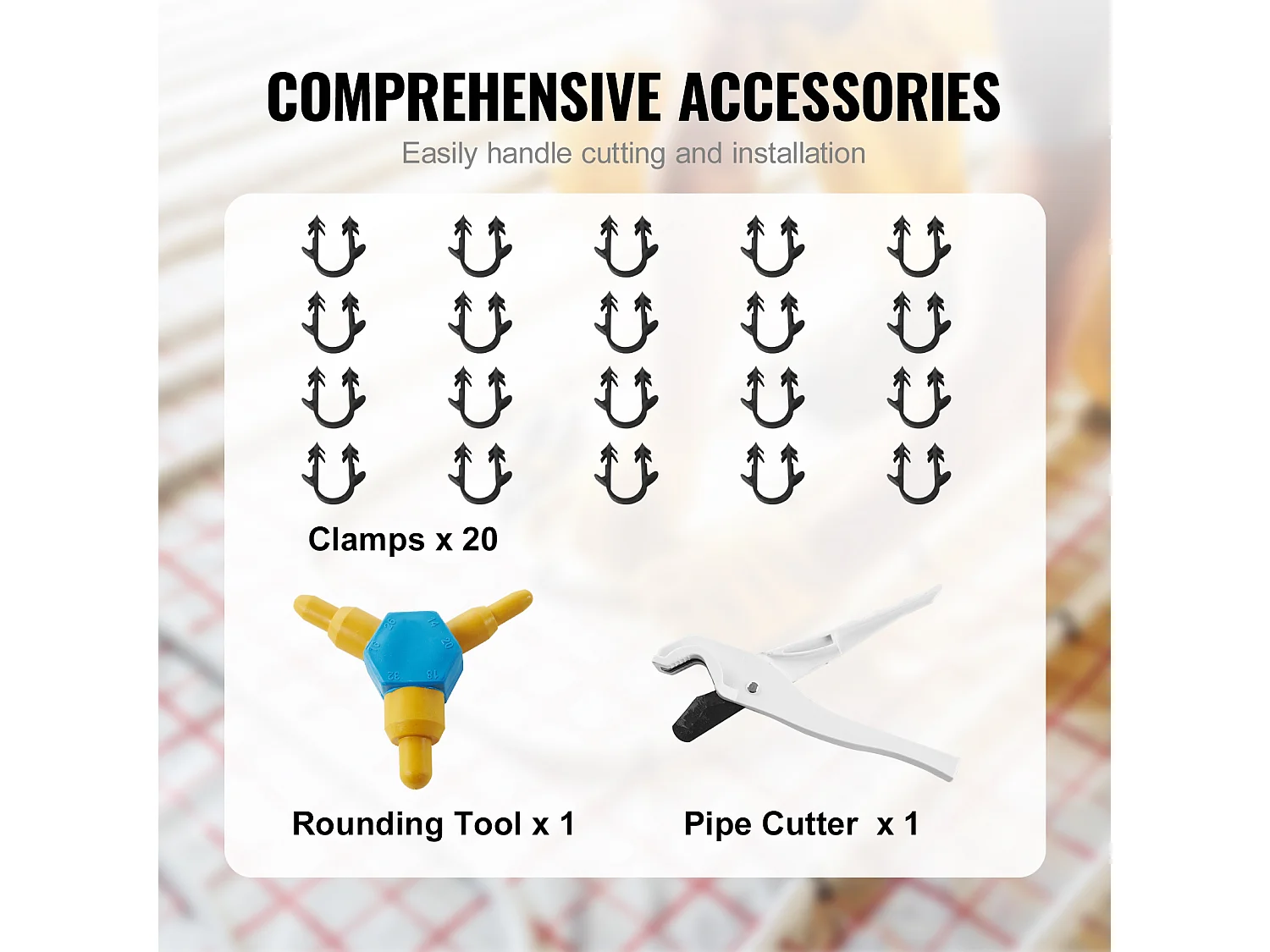 Tube PEX-AL-PEX SucceBuy, Tuyau Composite Aluminium-Plastique de 200 m avec Barrière à l'Oxygène