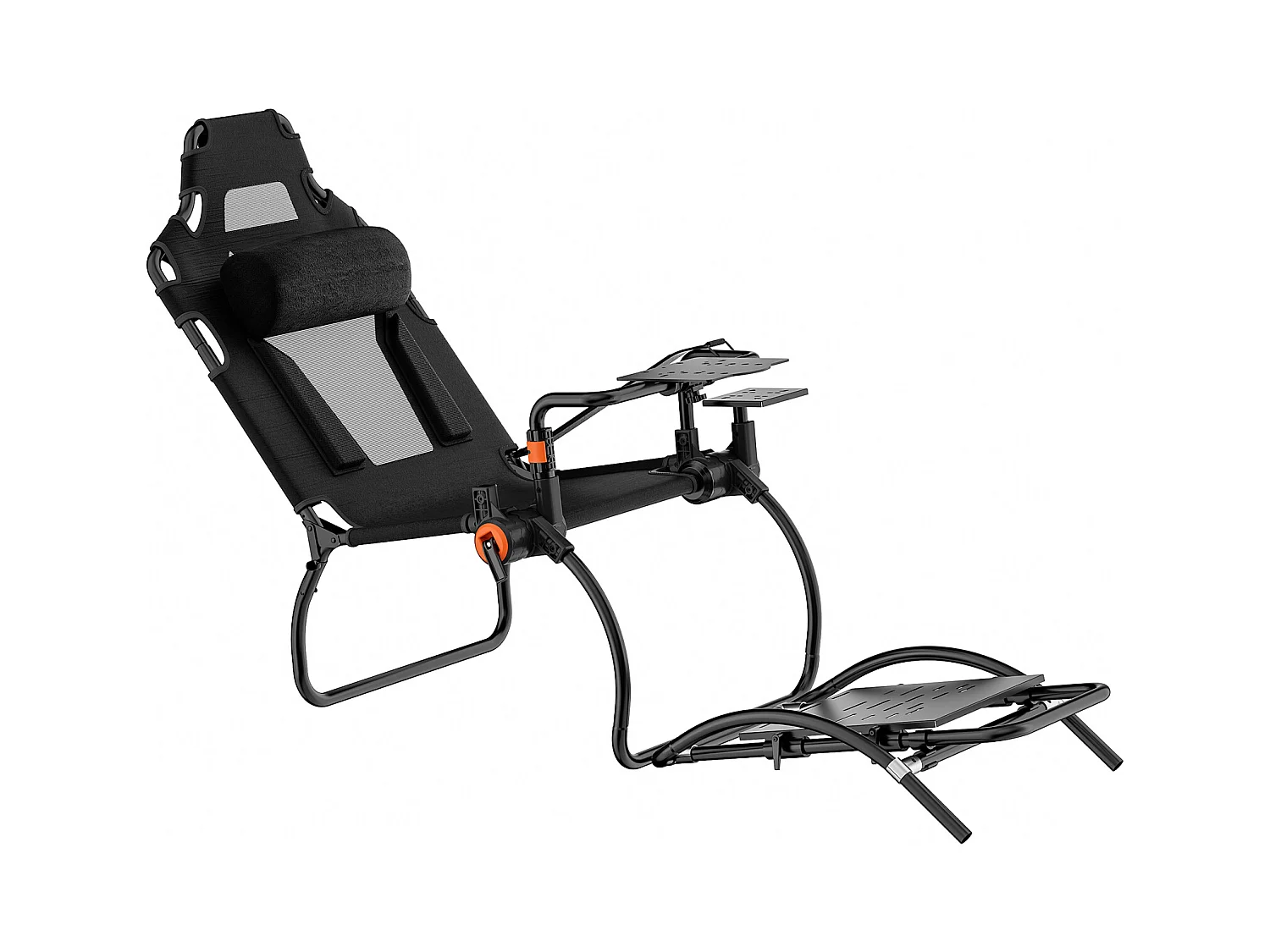 Support de Volant de Course Pliable SucceBuy, Cockpit de Qualité en Acier au Carbone, Hauteur du Volant Réglable