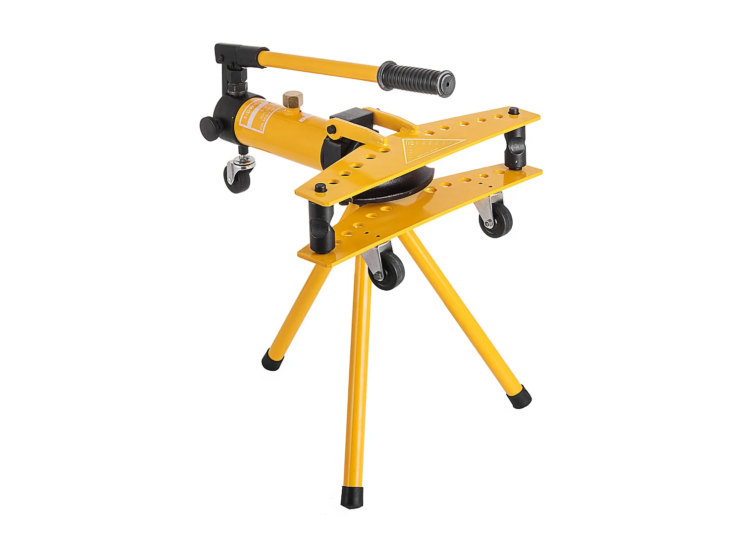 Buizenbuiger SucceBuy 10 ton Handmatige Hydraulische Pijpenbuiger, 0,635-2,54 cm Pijpenbuiger, 6 Matrijzen, Hydraulisch Pijpgereedschap voor Verwarming en Bouw