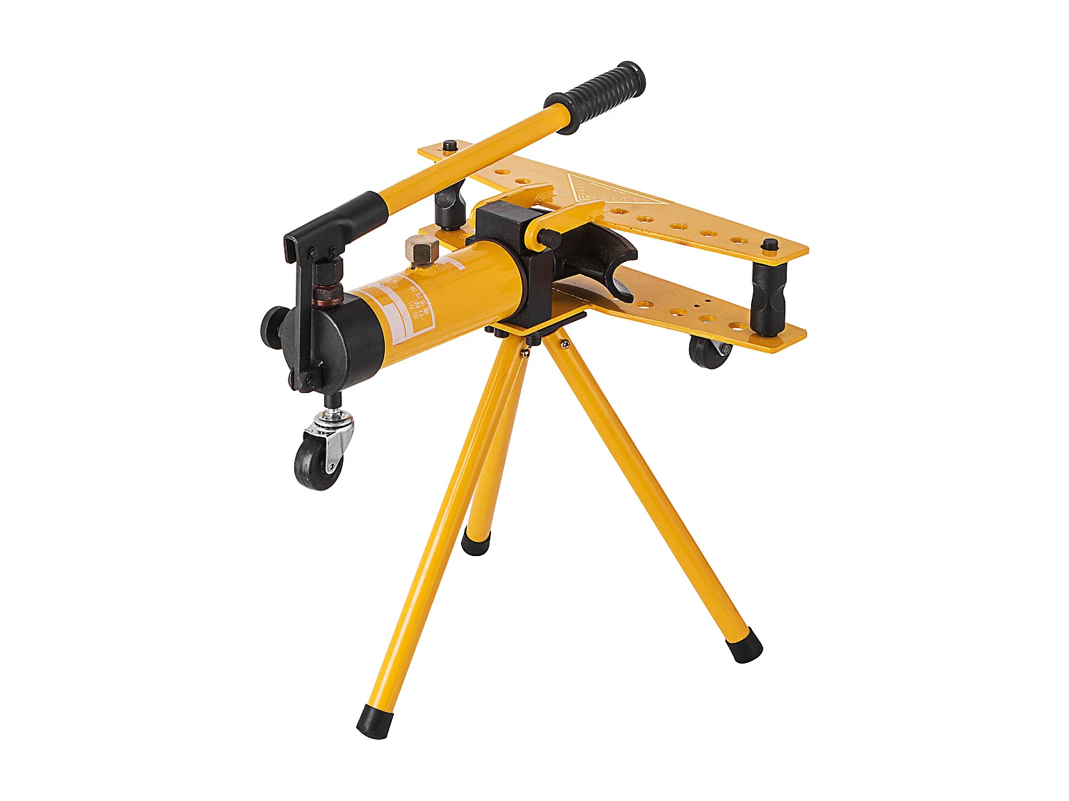 Buizenbuiger SucceBuy 10 ton Handmatige Hydraulische Pijpenbuiger, 0,635-2,54 cm Pijpenbuiger, 6 Matrijzen, Hydraulisch Pijpgereedschap voor Verwarming en Bouw