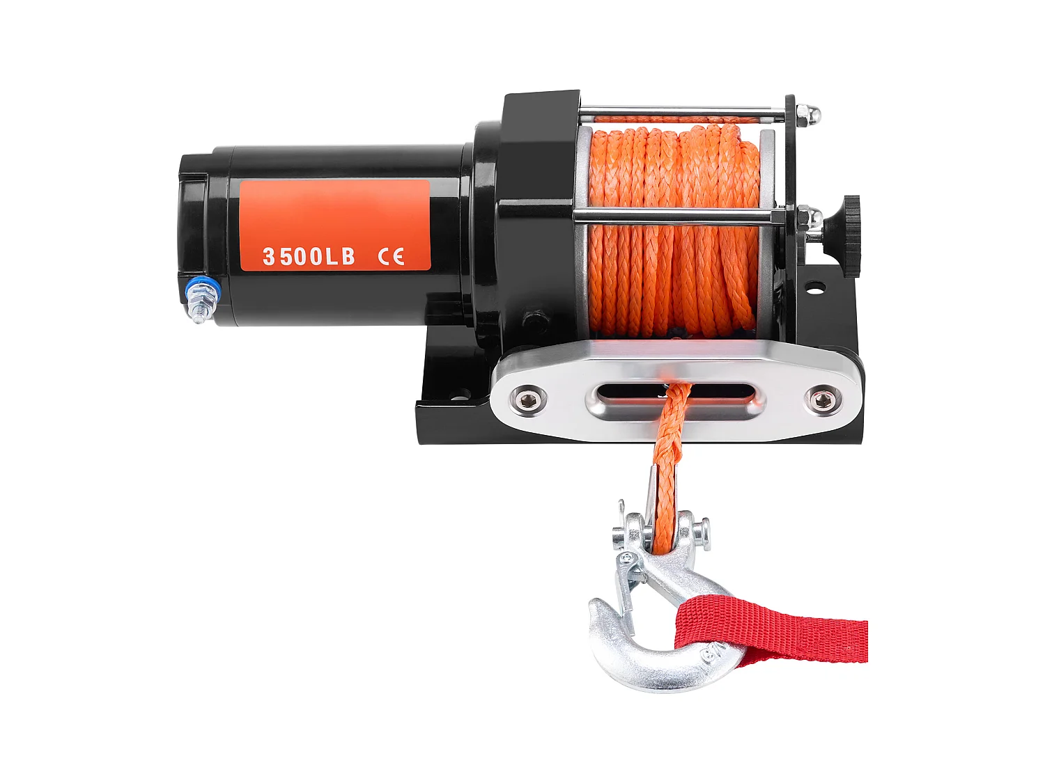 Elektrische Winde SucceBuy 1588 kg, ATV/UTV, Synthetisches Seil, Wasserdicht, Kabelgebundene Steuerung