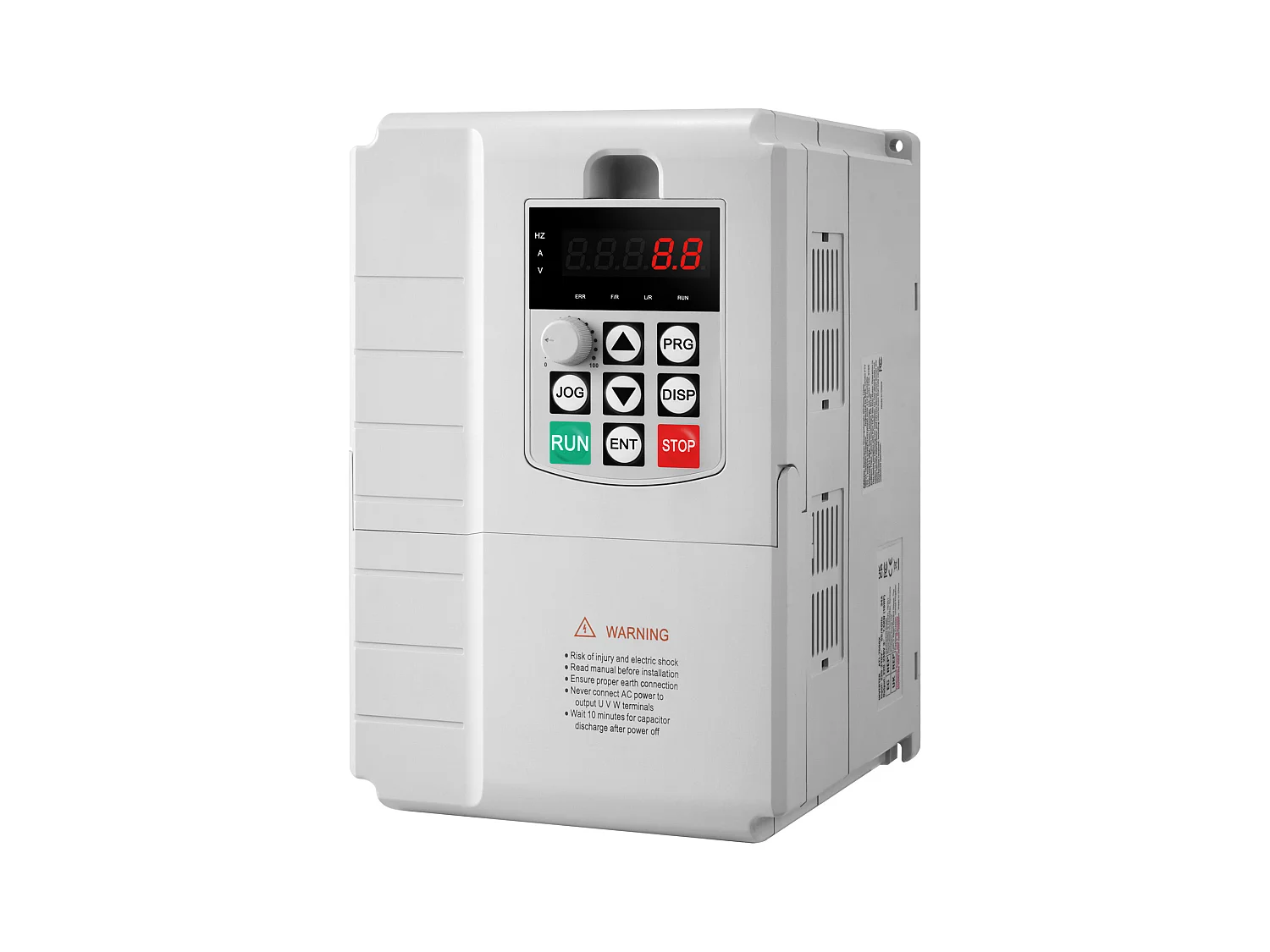 Variateur de Fréquence SucceBuy pour Contrôle de Vitesse de Moteur Triphasé VFD 7,5 kW 10 CV 34 A