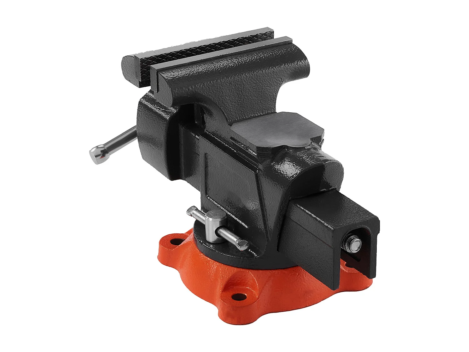 Étau d'Établi SucceBuy 12,7 cm, Étau Atelier Fonte Ductile, avec Base Pivotante Verrouillable, pour Serrage de Tuyaux Ronds