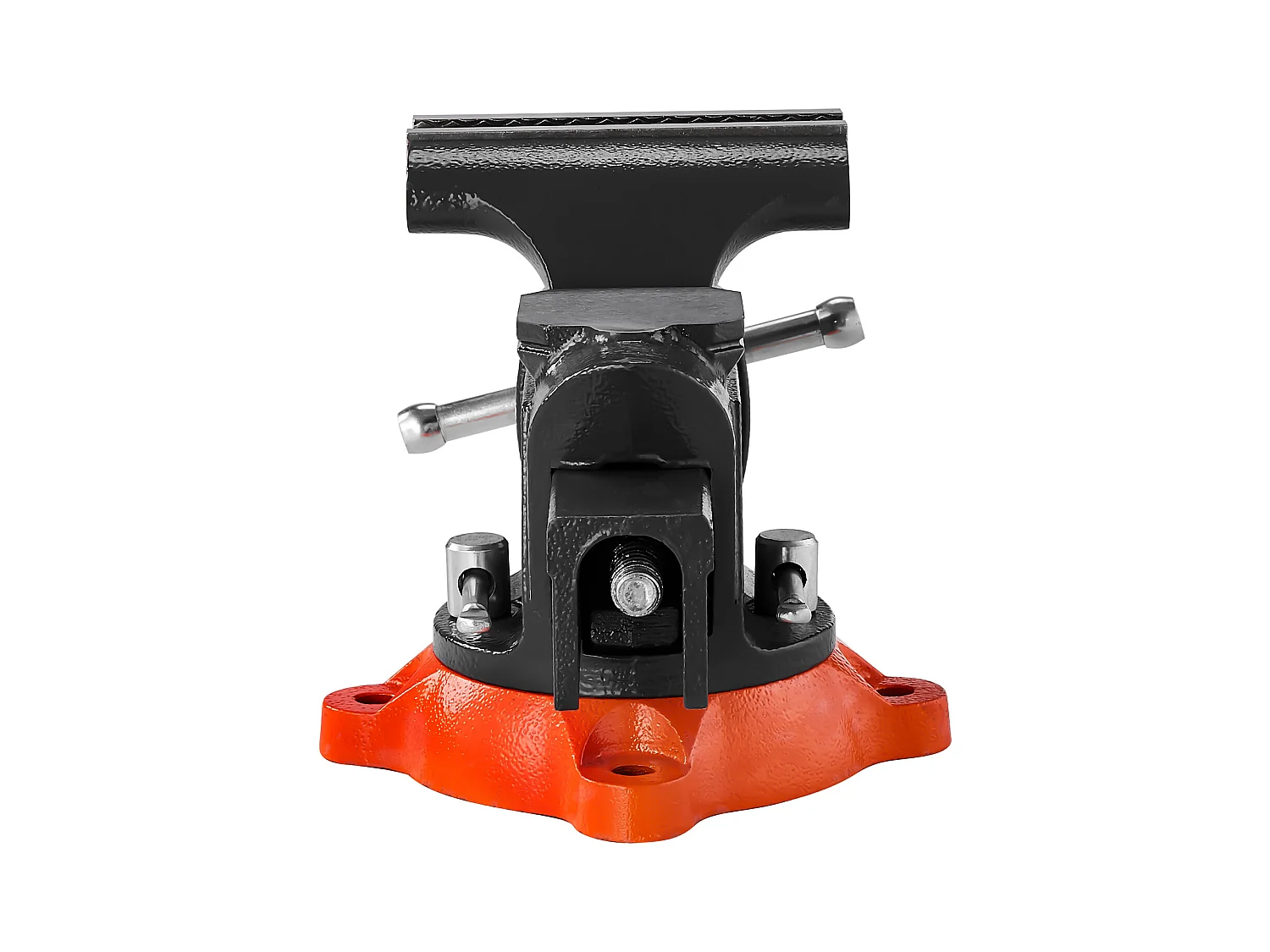 Étau d'Établi SucceBuy 12,7 cm, Étau Atelier Fonte Ductile, avec Base Pivotante Verrouillable, pour Serrage de Tuyaux Ronds