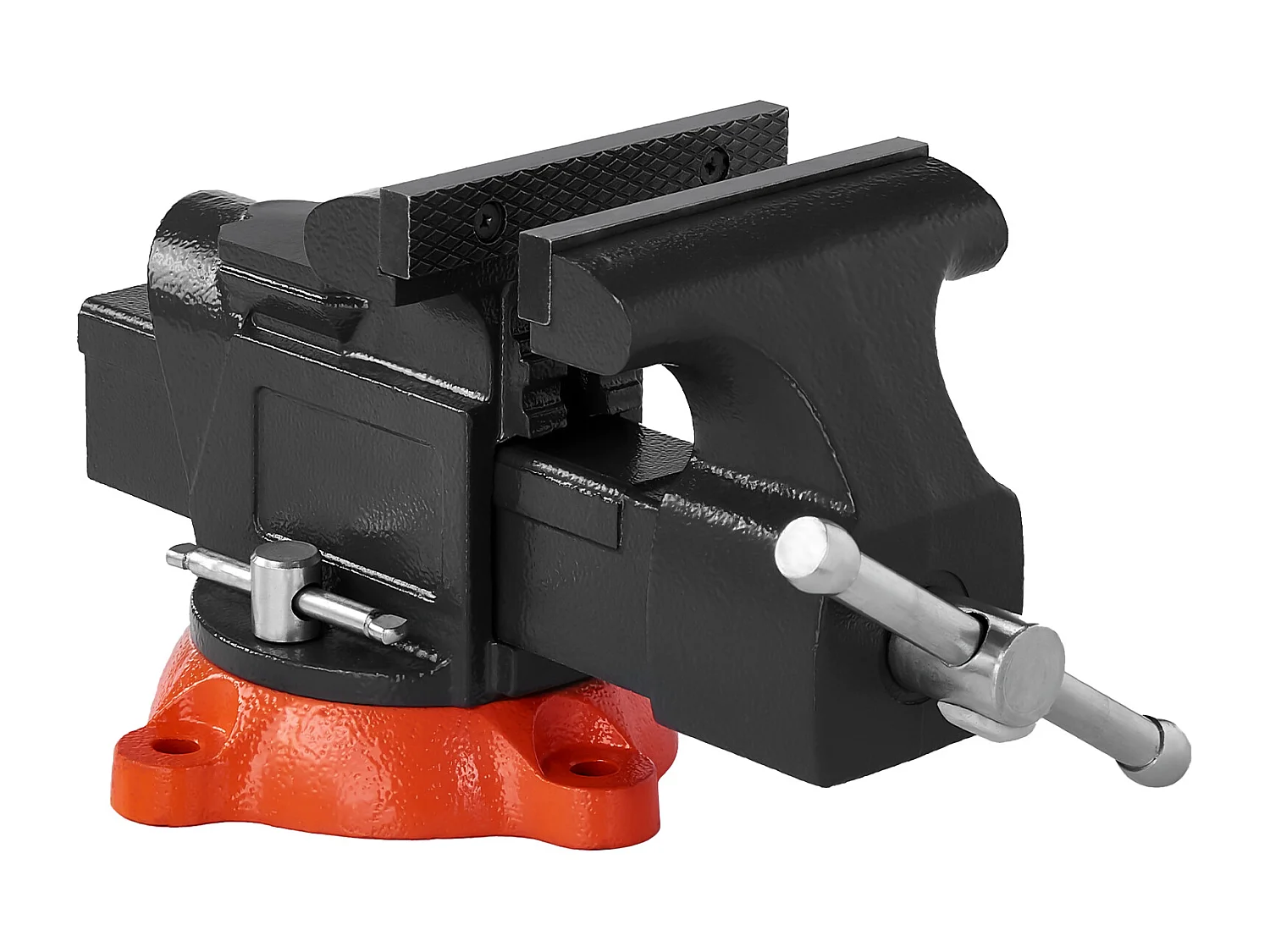 Étau d'Établi SucceBuy 12,7 cm, Étau Atelier Fonte Ductile, avec Base Pivotante Verrouillable, pour Serrage de Tuyaux Ronds