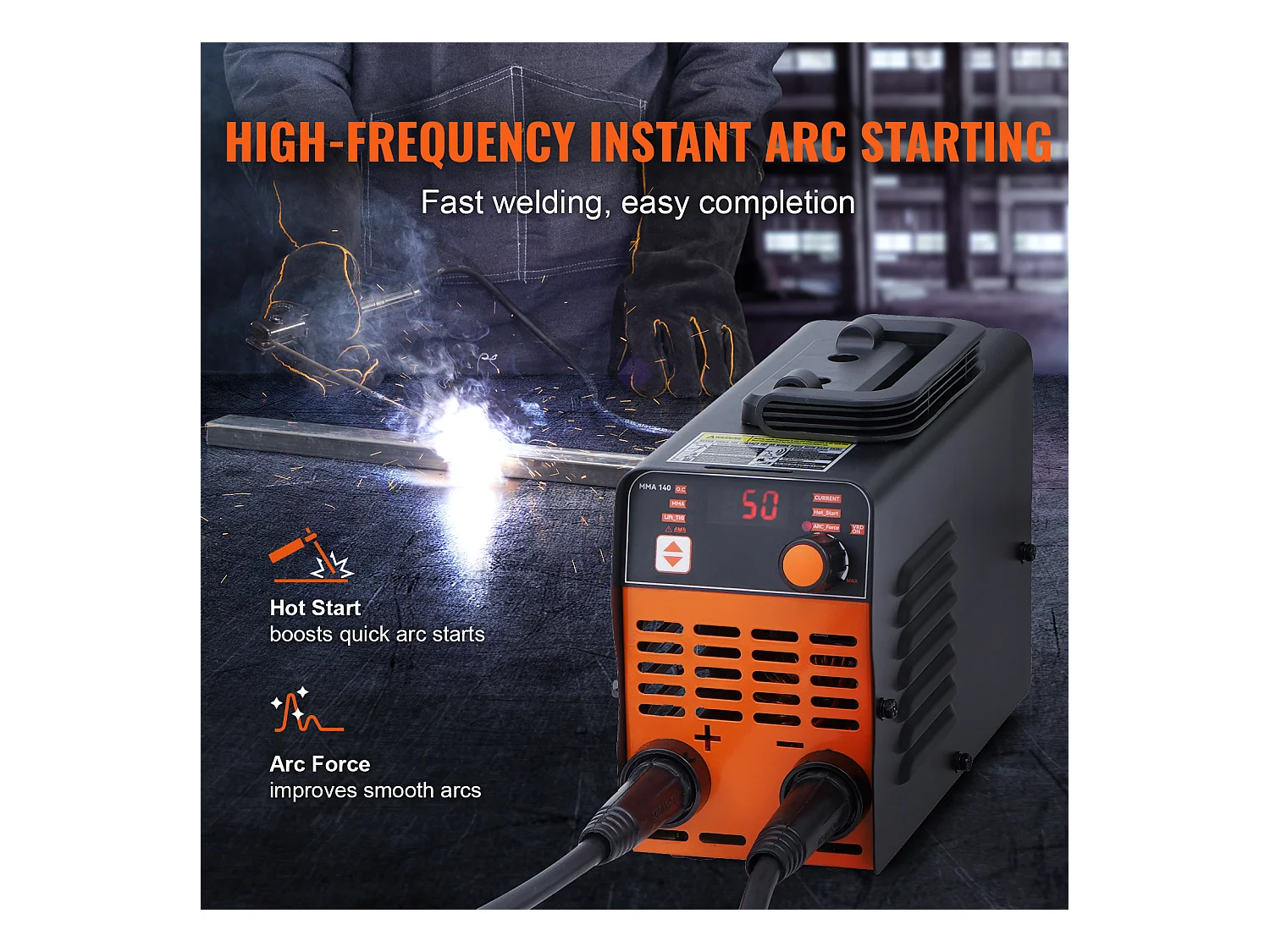 Lasmachine SucceBuy 220V 100A Stick-Bogen-Lasmachine Hot Start Stick/Lift TIG 2-in-1 Lasmachine