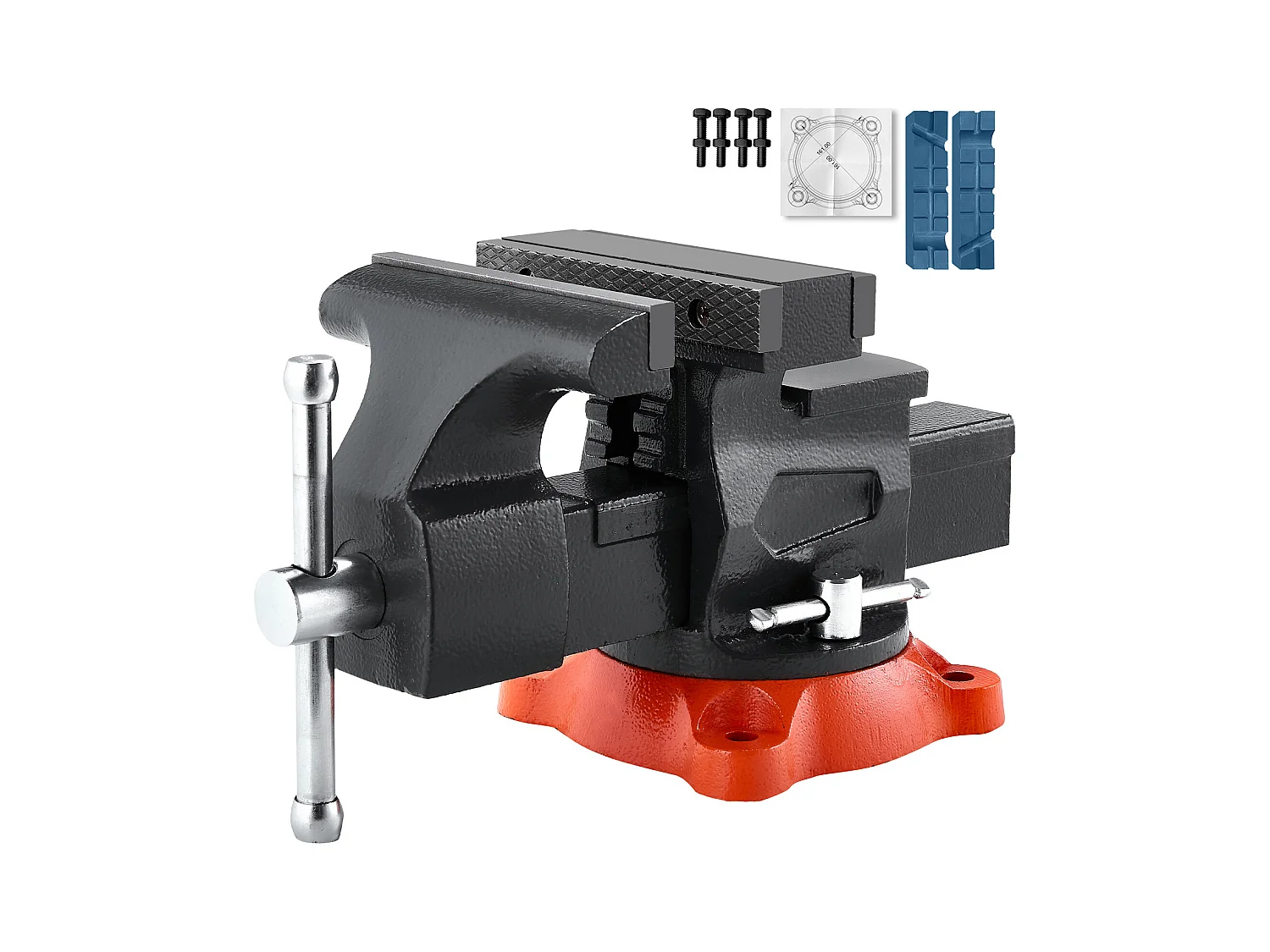 Klamra Stół SucceBuy 13,97 cm z Trudnej Stopu Duktylnej z Obrotową Podstawą Zablokowaną