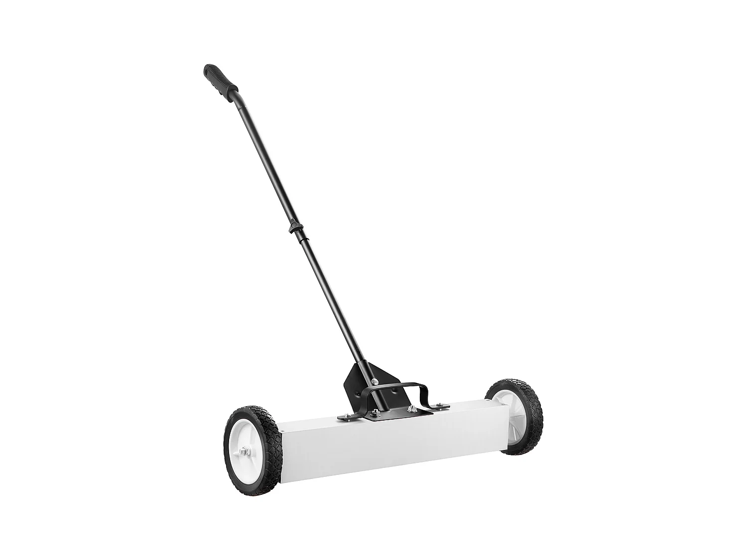 Balayeuse Magnétique, SucceBuy Balai Magnétique de 61 cm avec Roues, Outil de Ramassage Télescopique