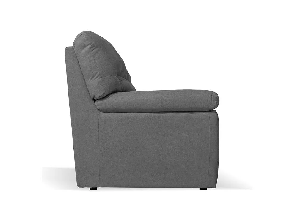 Divano 2 posti Alenda tessuto Penelope22 colore grigio cenere 160x98x92h