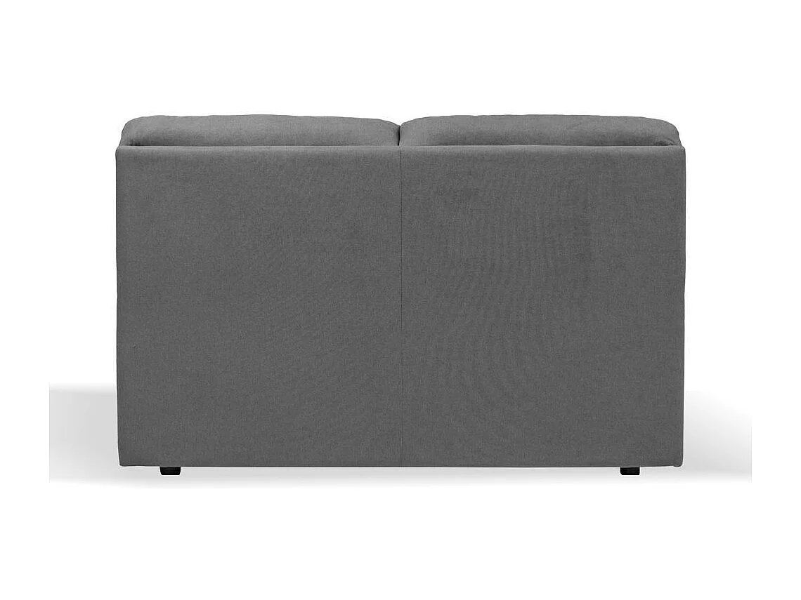 Divano 2 posti Alenda tessuto Penelope22 colore grigio cenere 160x98x92h