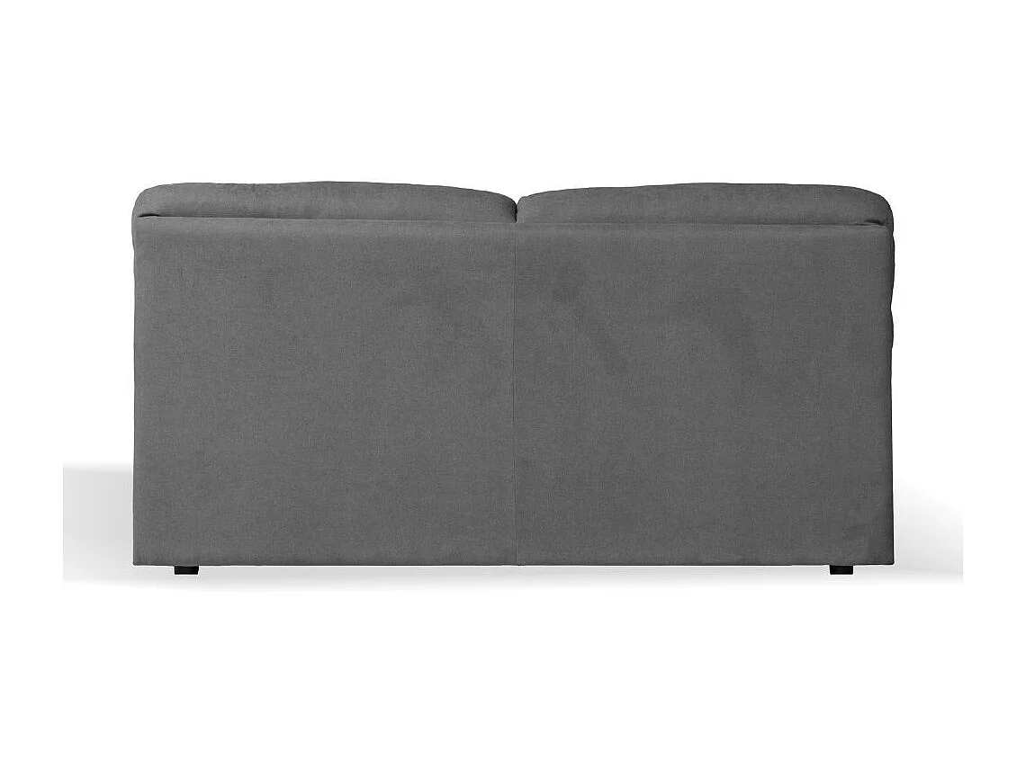 Divano 3 posti Alenda tessuto Penelope22 colore grigio cenere 211x98x92h