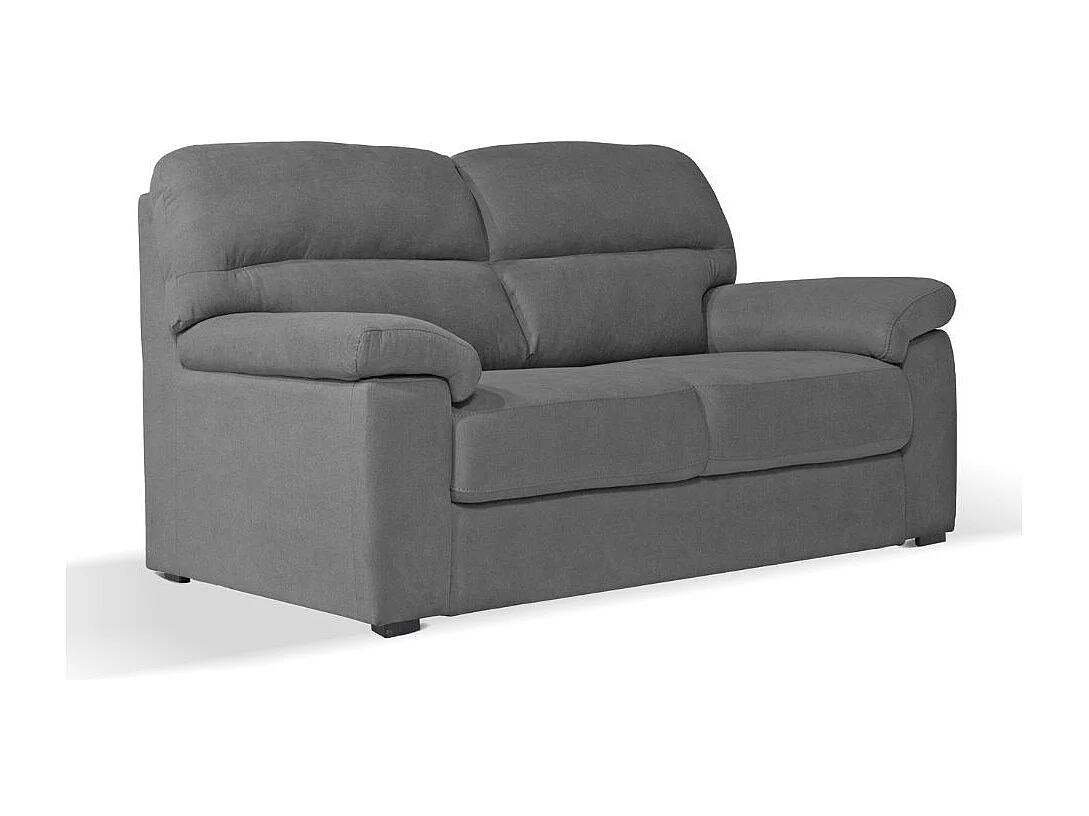 Divano 3 posti Alenda tessuto Penelope22 colore grigio cenere 211x98x92h