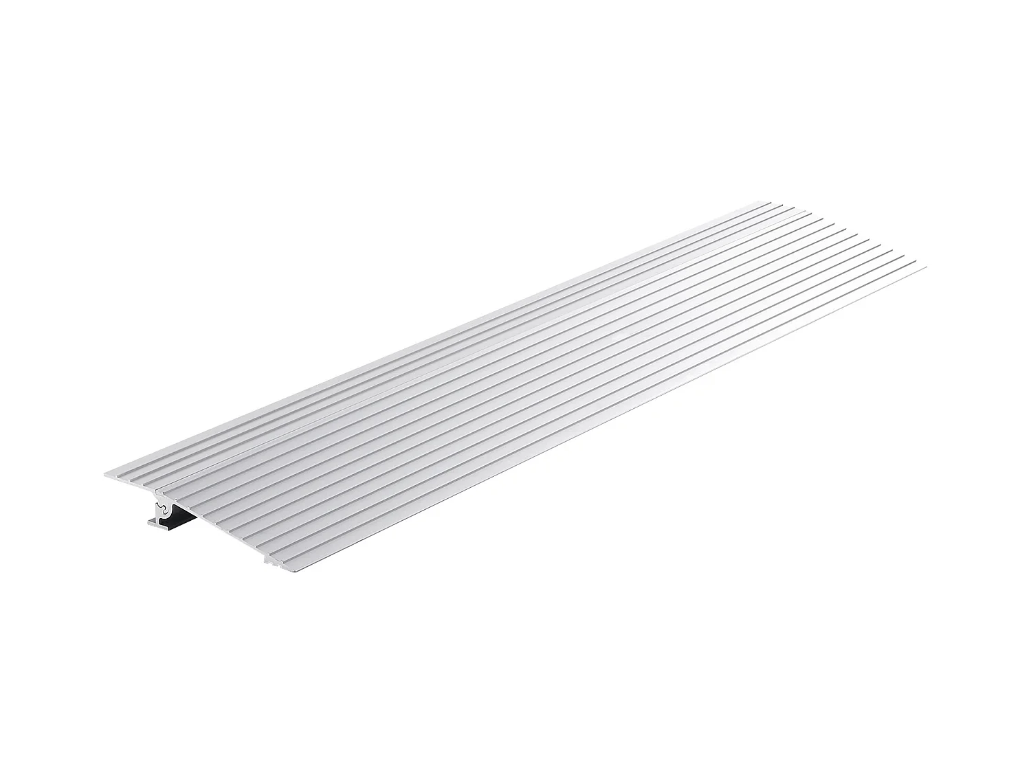 Rampe de Seuil en Aluminium SucceBuy, Élévation de 2.5cm, 363kg, pour Fauteuils Roulants, Scooters