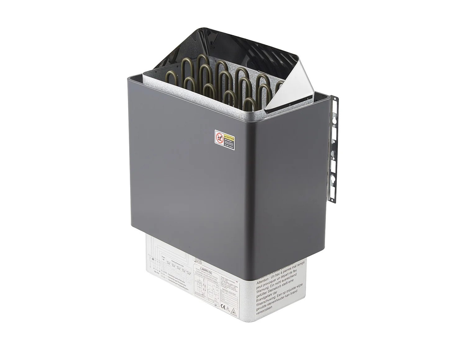 Stufa Elettrica SucceBuy Riscaldatore Elettrico per Sauna da 9 kW in Acciaio Inossidabile con Controllo Esterno