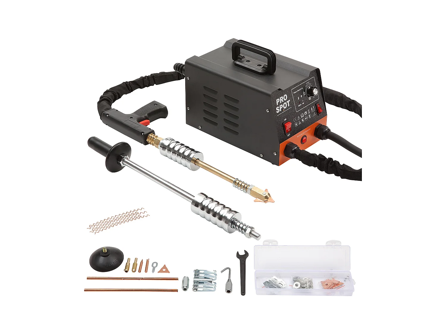 Kit de Réparation de Bosses pour Soudeuse à Goujon SucceBuy 3 KW, Soudeuse par Points, Extracteur de Bosses, 6 Modes de Soudage