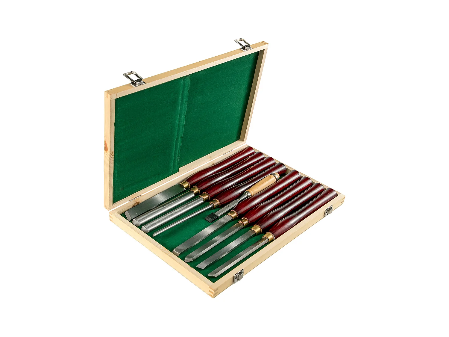 Ensembles de Ciseaux SucceBuy Wood Chisel Sets 8pcs Lathe Chisels for Wood Root Furniture (Jeu de Ciseaux à Bois)