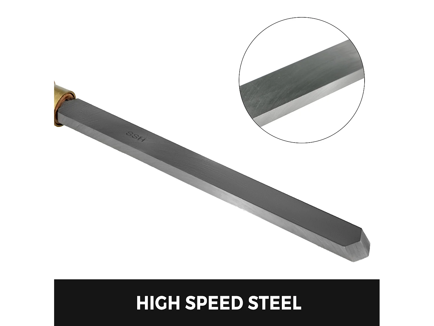 Ensembles de Ciseaux SucceBuy Wood Chisel Sets 8pcs Lathe Chisels for Wood Root Furniture (Jeu de Ciseaux à Bois)