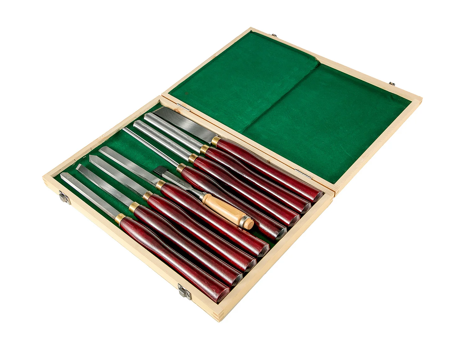 Ensembles de Ciseaux SucceBuy Wood Chisel Sets 8pcs Lathe Chisels for Wood Root Furniture (Jeu de Ciseaux à Bois)