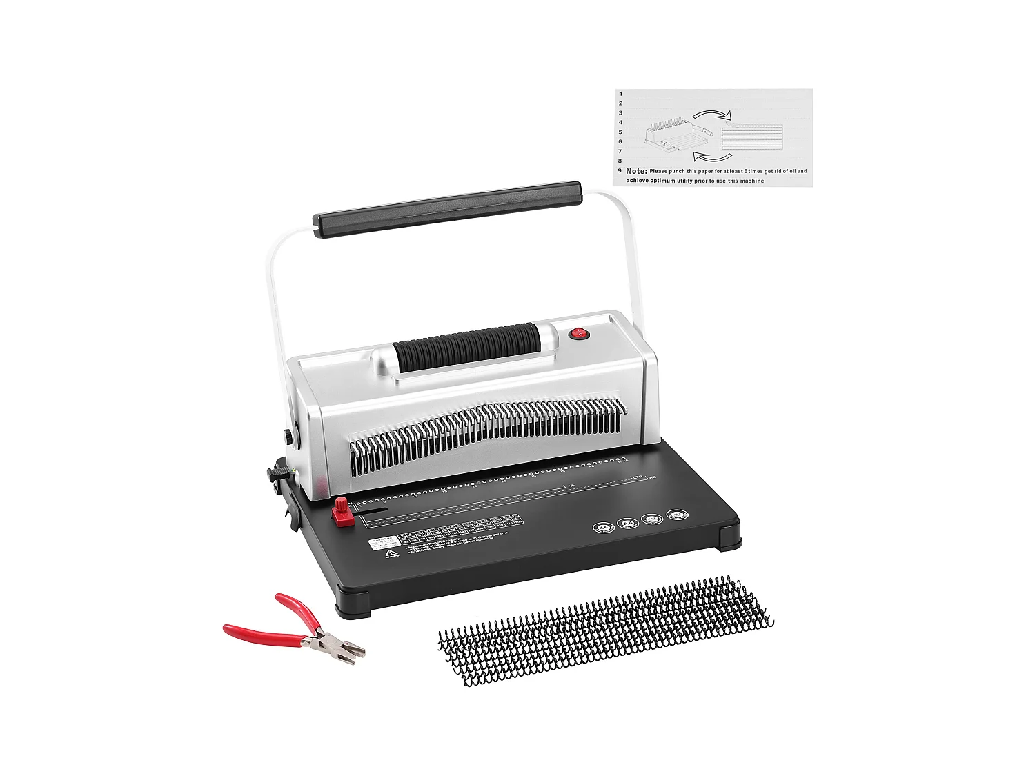 Relieuse Machine à Relier en Spirale SucceBuy Coil 100 Épines, Reliure Électrique