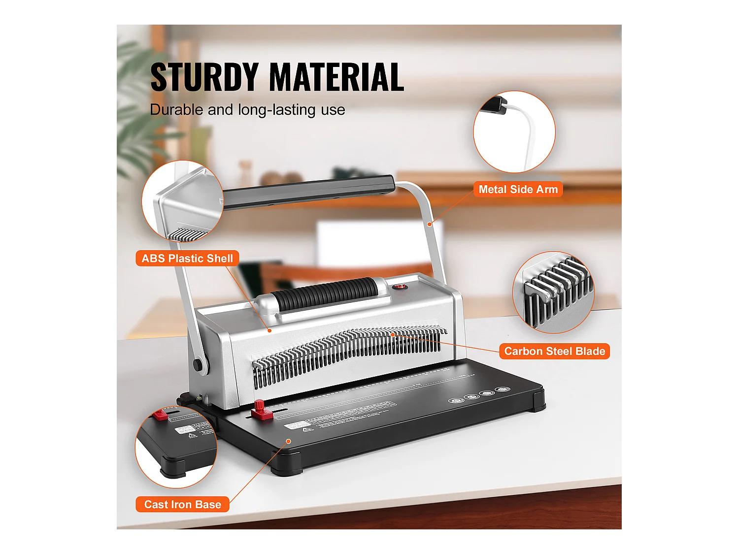 Relieuse Machine à Relier en Spirale SucceBuy Coil 100 Épines, Reliure Électrique