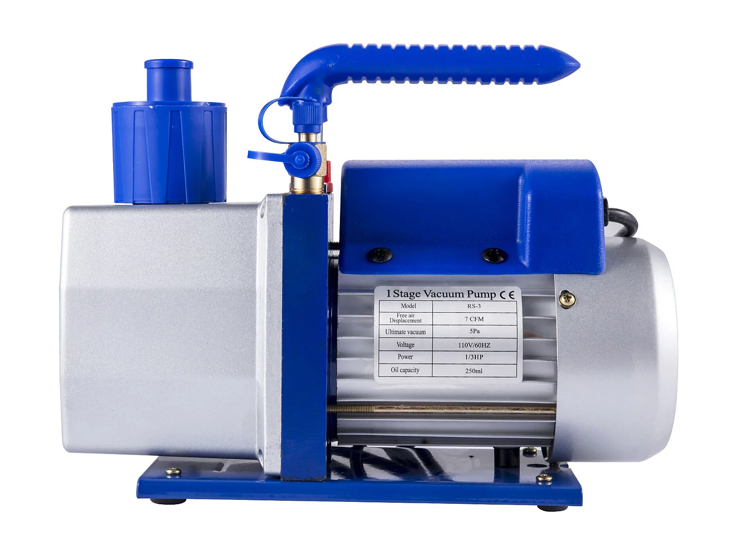 Pompe à Vide Climatisation SucceBuy, 7 CFM, 1/2 CV, Idéale pour les Applications CVC Profondes