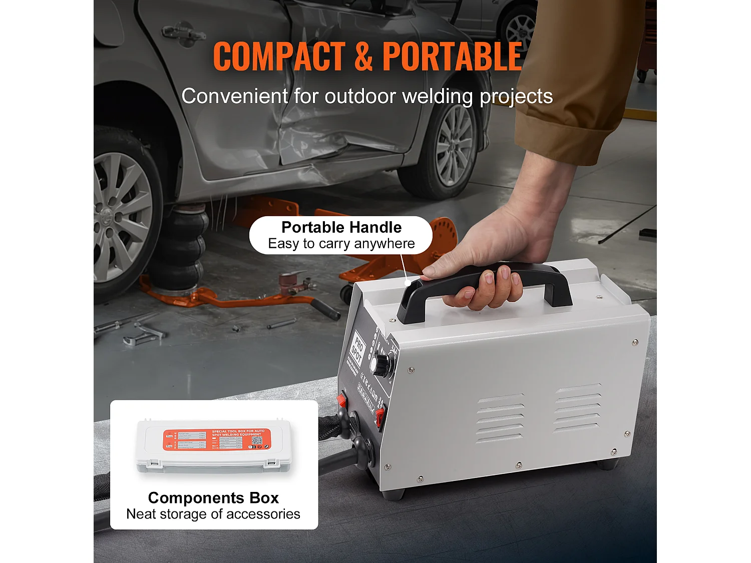 Kit de Réparation de Bosses pour Soudeuse à Goujon SucceBuy Machine d'Extraction de Bosses par Soudage par Points avec 7 Modes