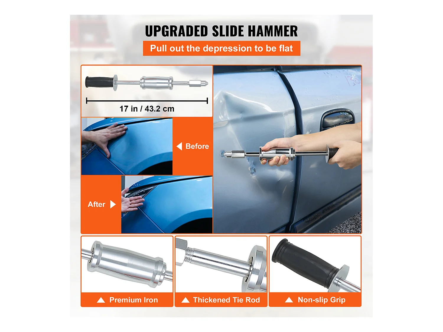 Kit de Réparation de Bosses pour Carrosserie SucceBuy 800 VA Soudeur de Goujons Extracteur de Bosses Spot