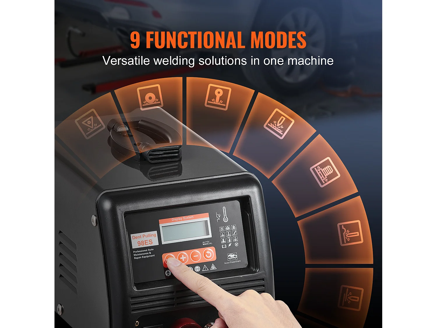 Kit De Reparación De Abolladuras Para Soldadora De Pernos SucceBuy, Soldadora Por Puntos 3 kW Con 9 Modos